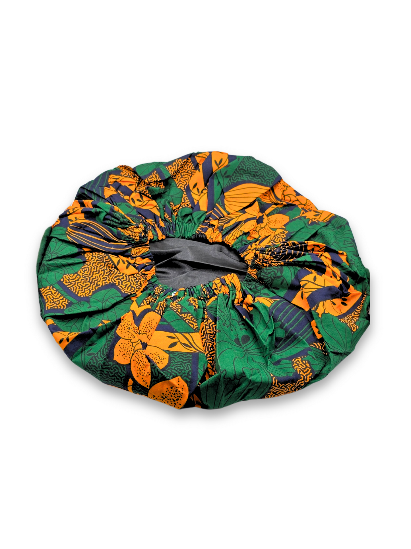 Floral Satin Bonnet