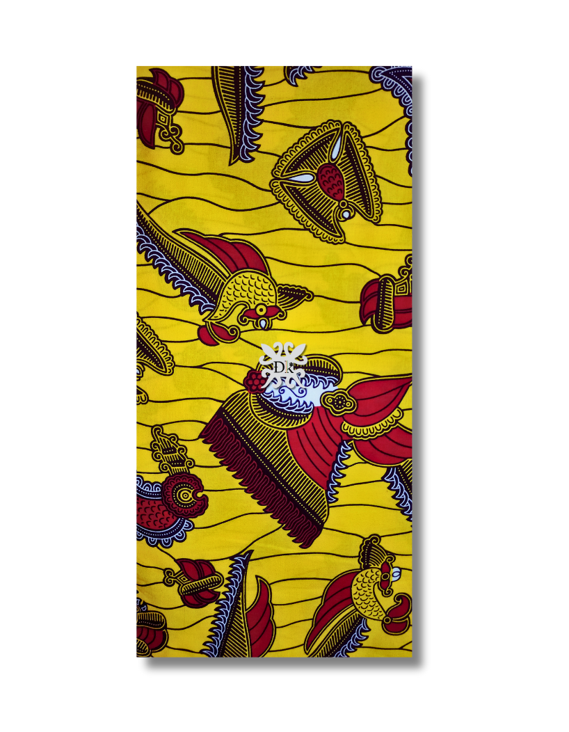 Cray Fish Ankara (Wax) Print