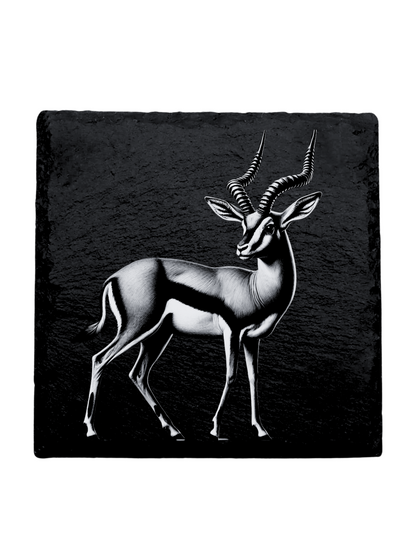 Gazelle Slate Coasters