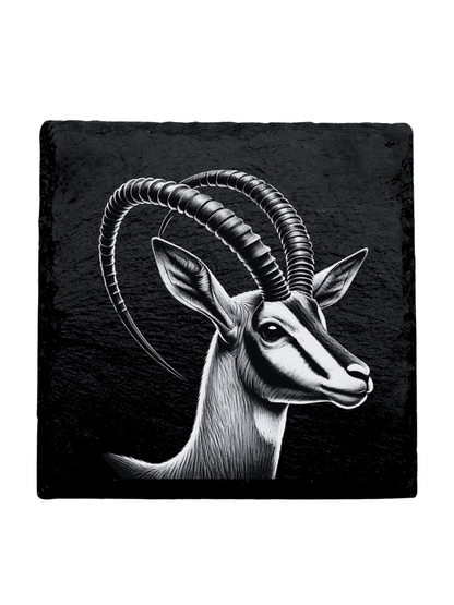 Gazelle Slate Coasters