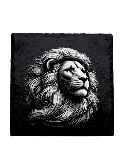 Lion Slate Coasters