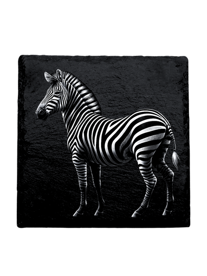 Zebra Slate Coasters