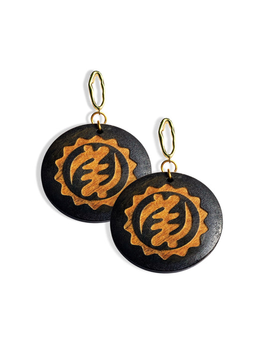 God’s Omnipotence - Engraved Earrings